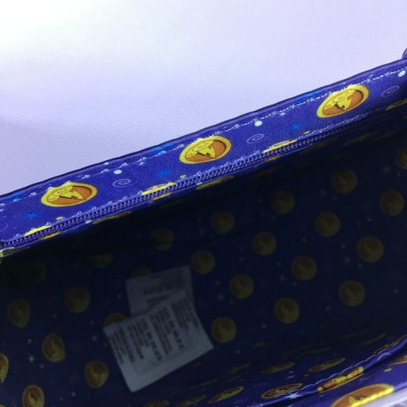 Loungefly Disney Hercules Muses Cloud Crossbody Bag Purple - Picture 13 of 14